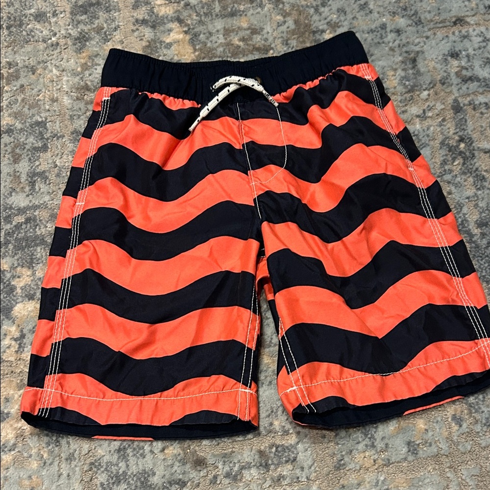 GAP Kids Swim Trunks - Orange and Black